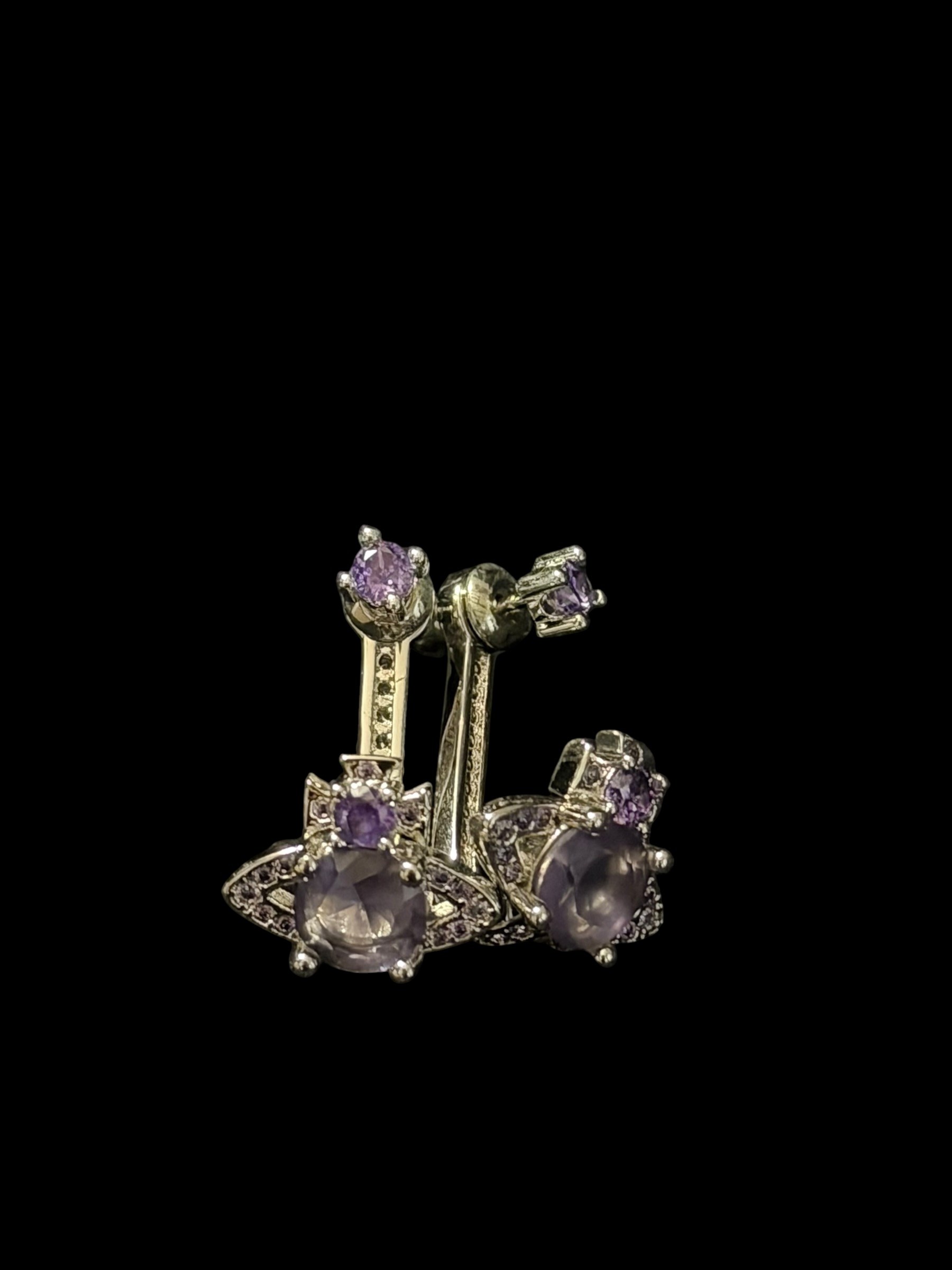Vivienne Westwood Earring with Diamond Orb Encraving