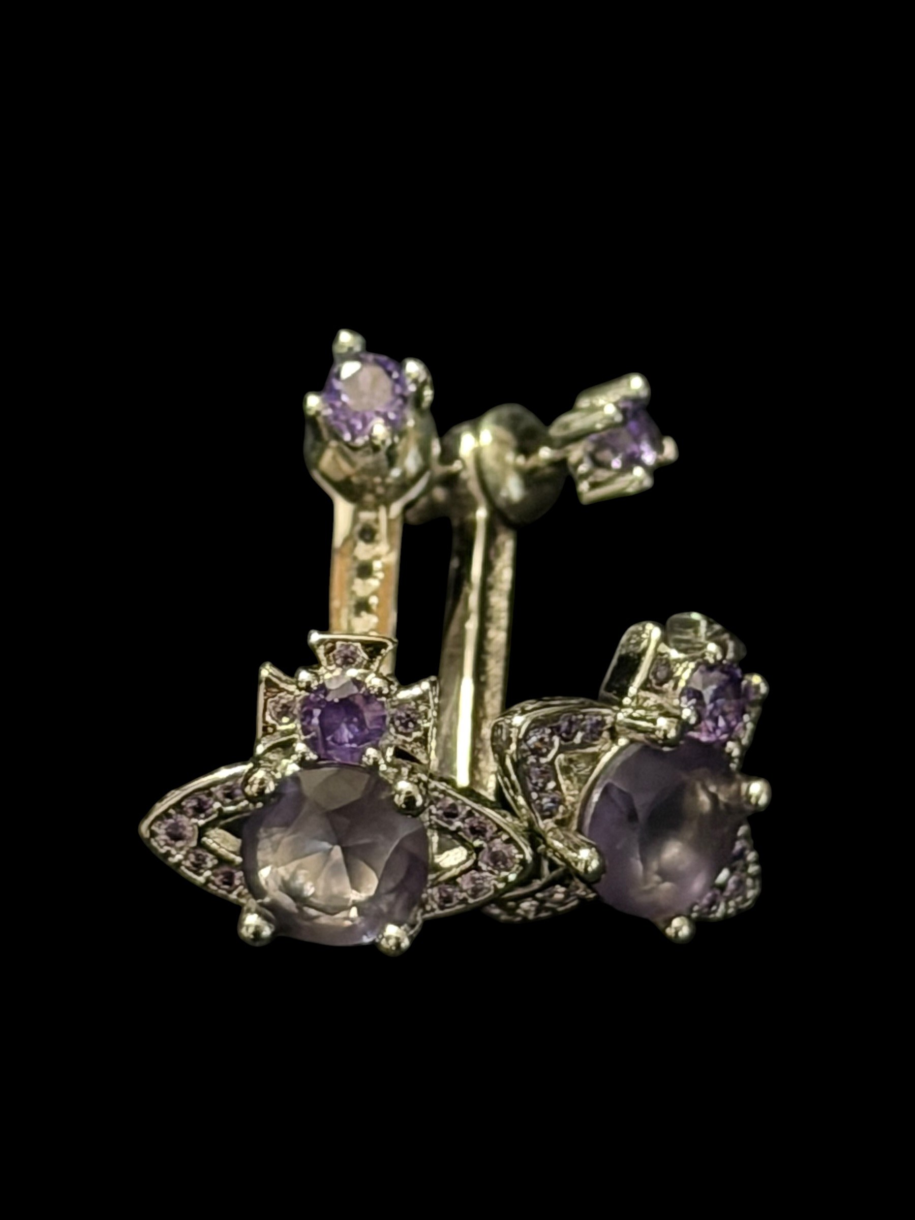 Vivienne Westwood Earring with Diamond Orb Encraving 3