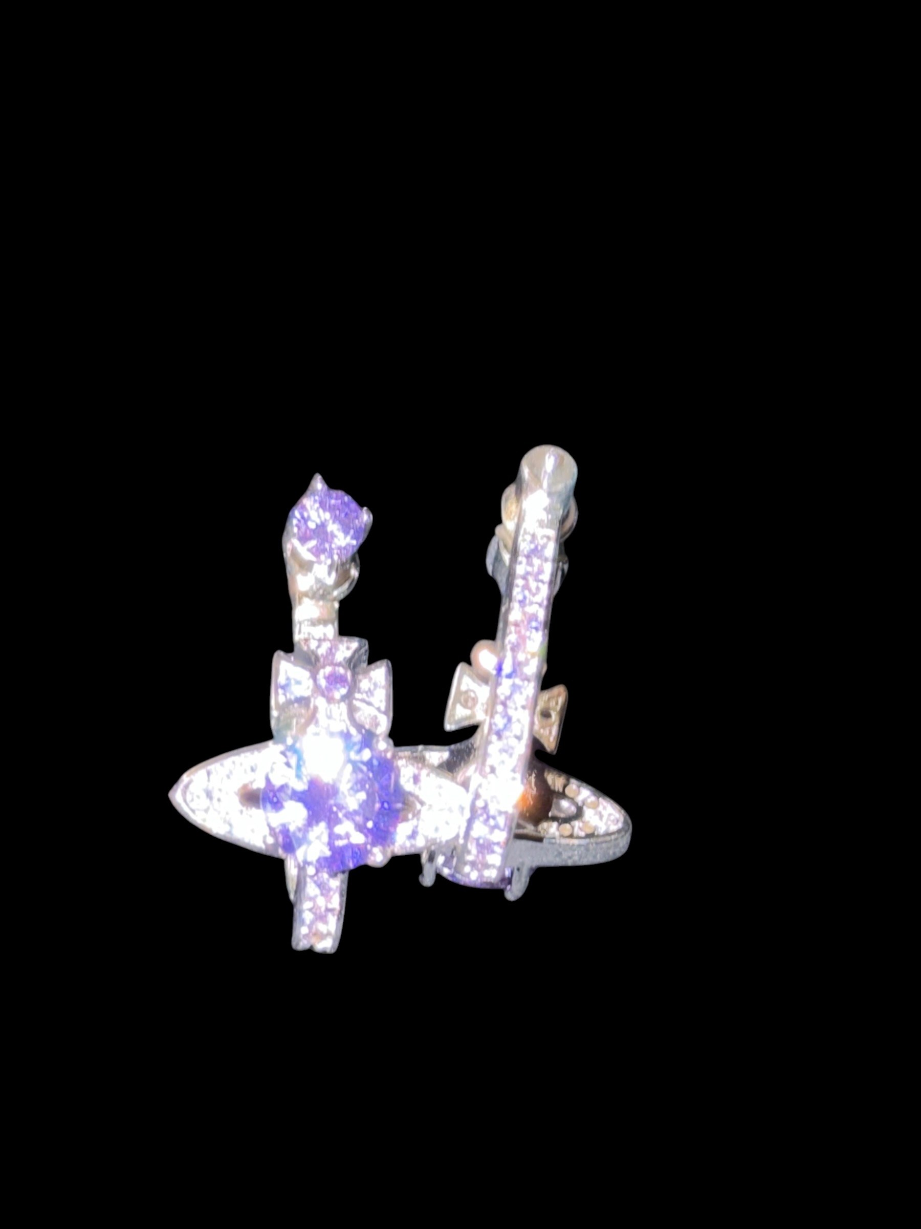 Vivienne Westwood Earring with Diamond Orb Encraving 4