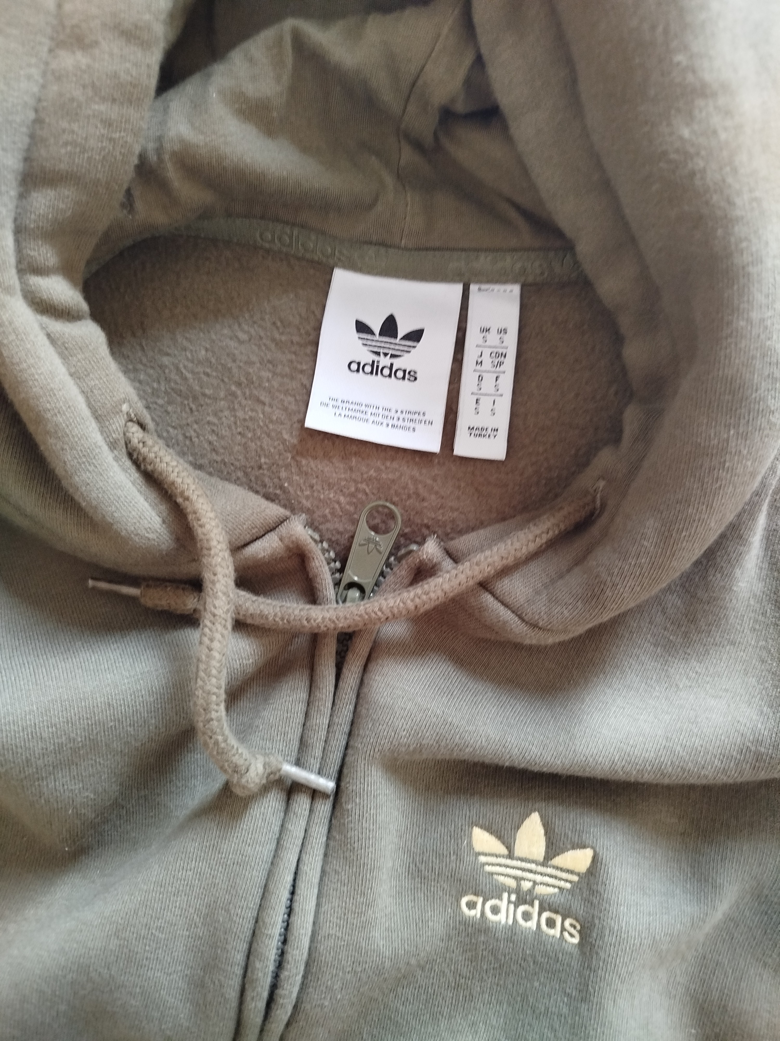 Sudadera con cremallera Adidas Size S 3