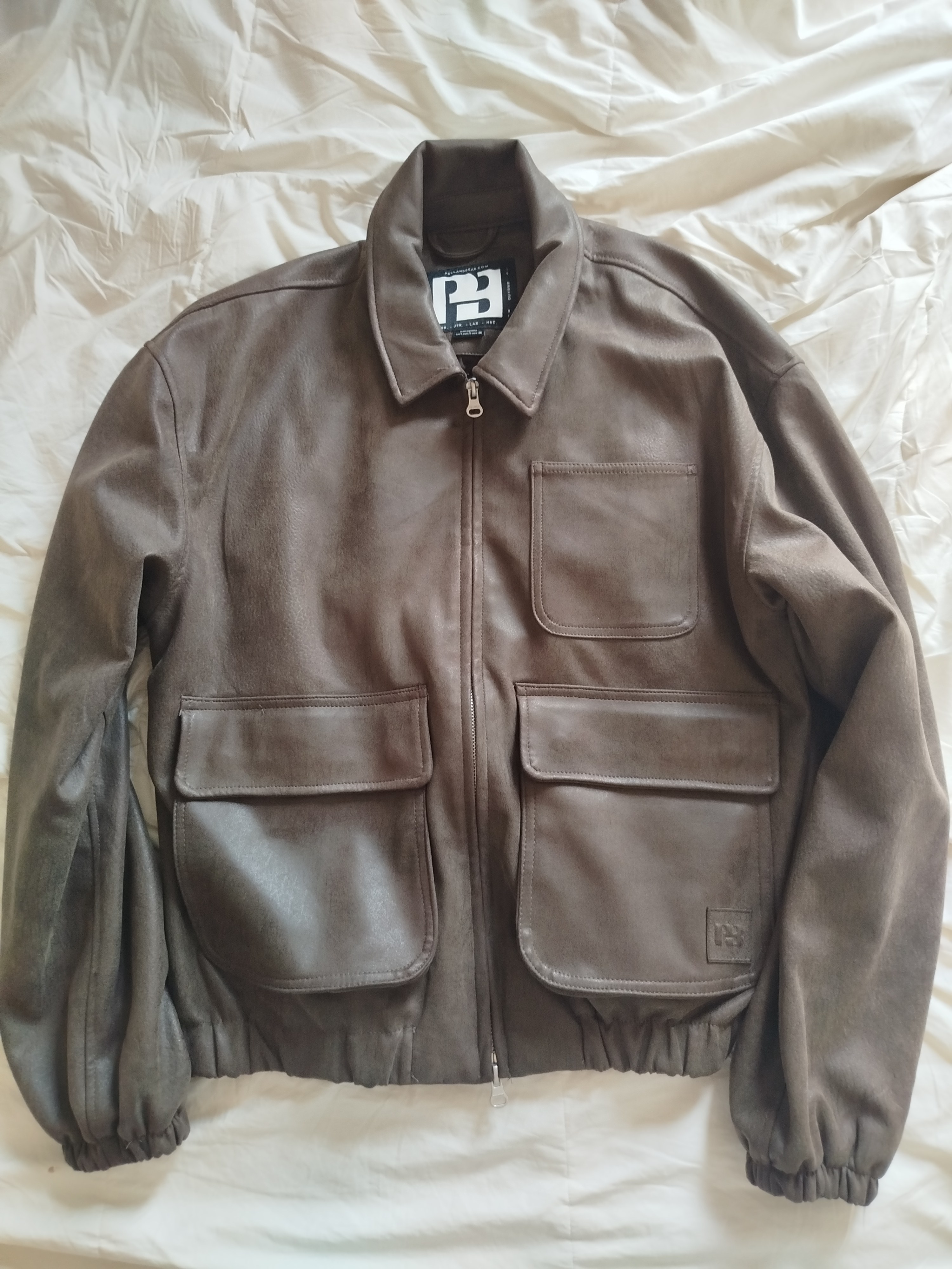 Chaqueta Pull&Bear Marrón Size S