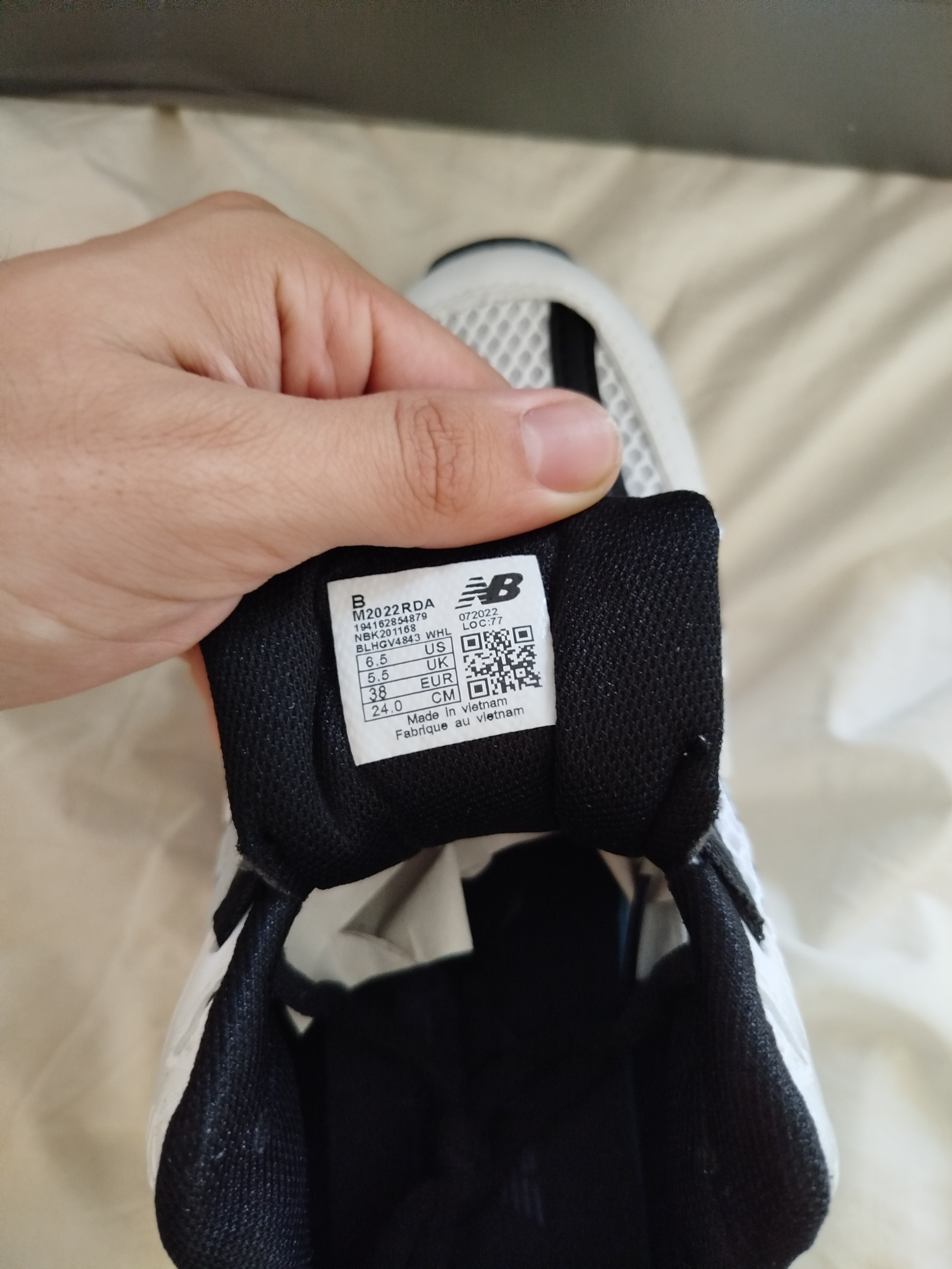 New Balance 530 White Black Size 38 6