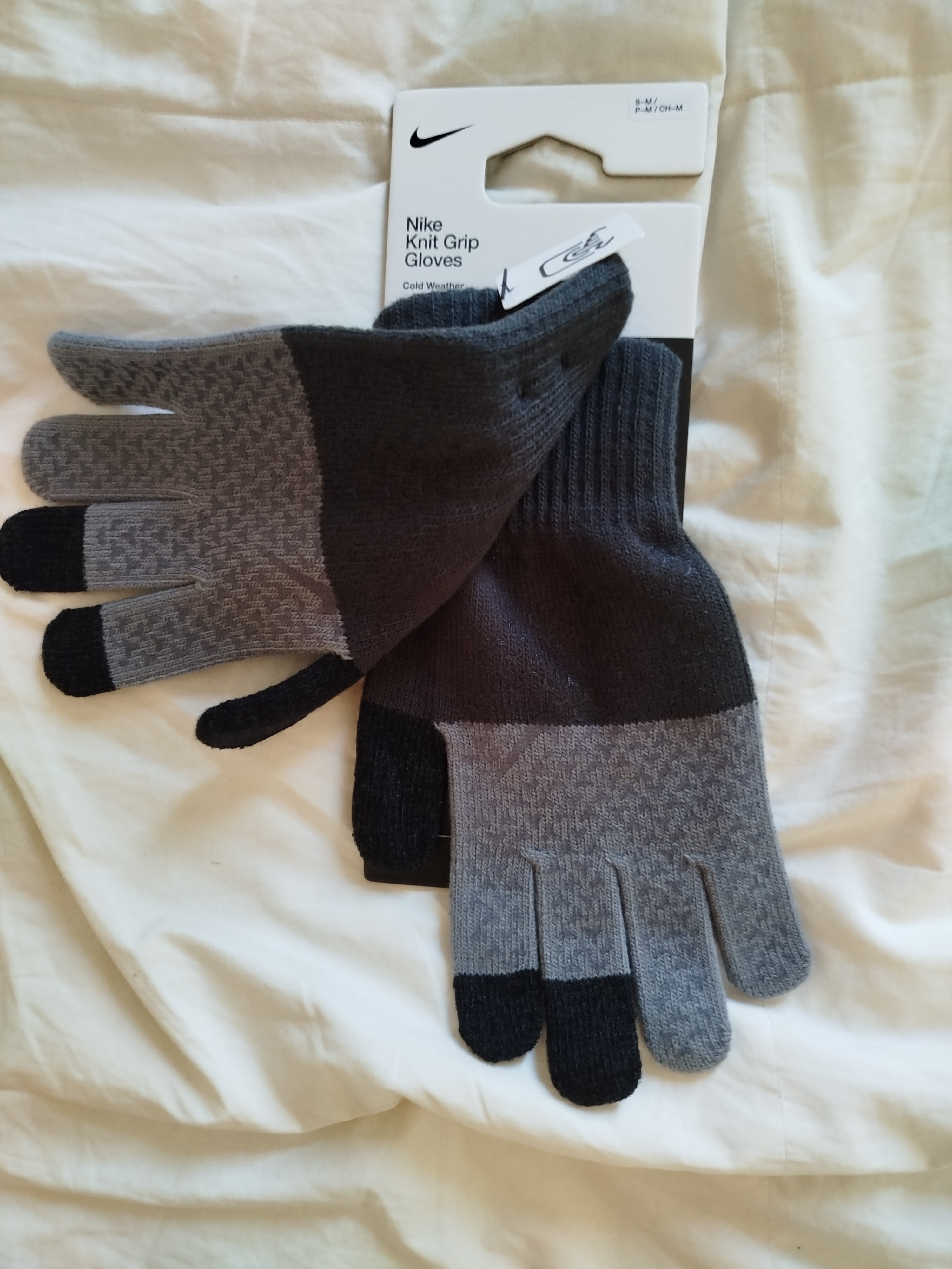 Guantes Nike Gris Negro Talla S/M 2