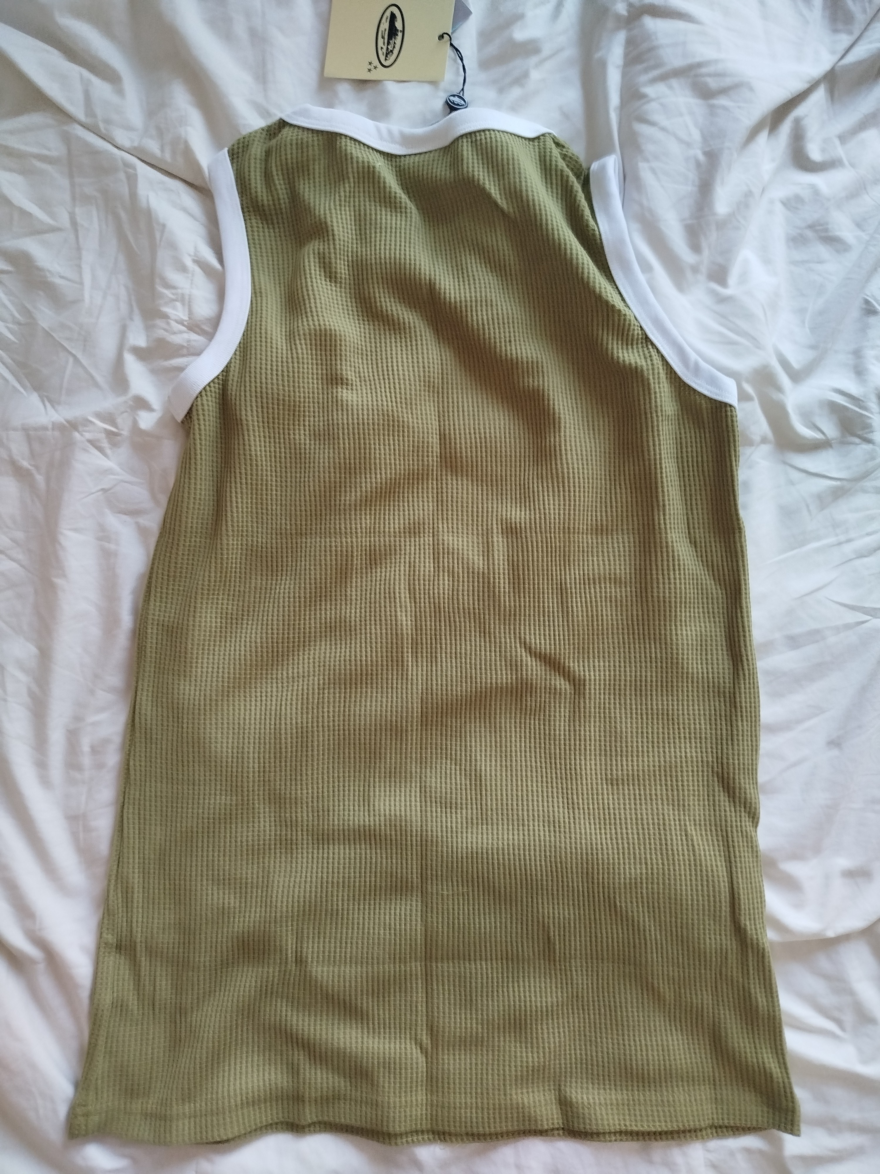 Camiseta de tirantes Corteiz Caqui Talla M 2