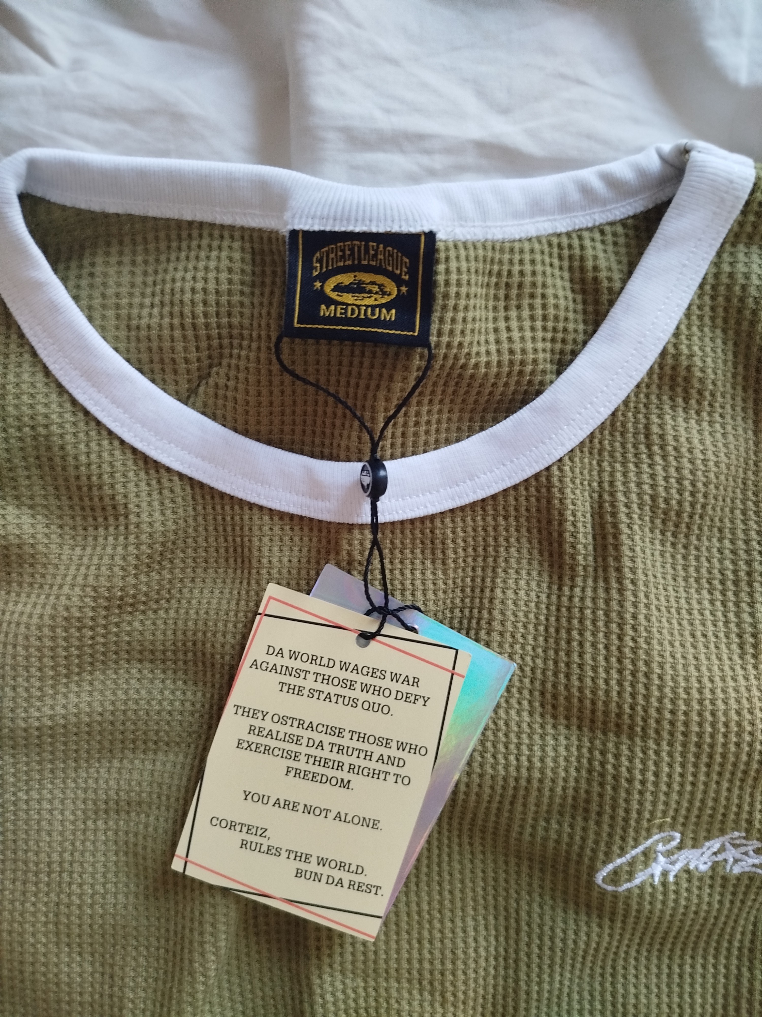 Camiseta de tirantes Corteiz Caqui Talla M 3