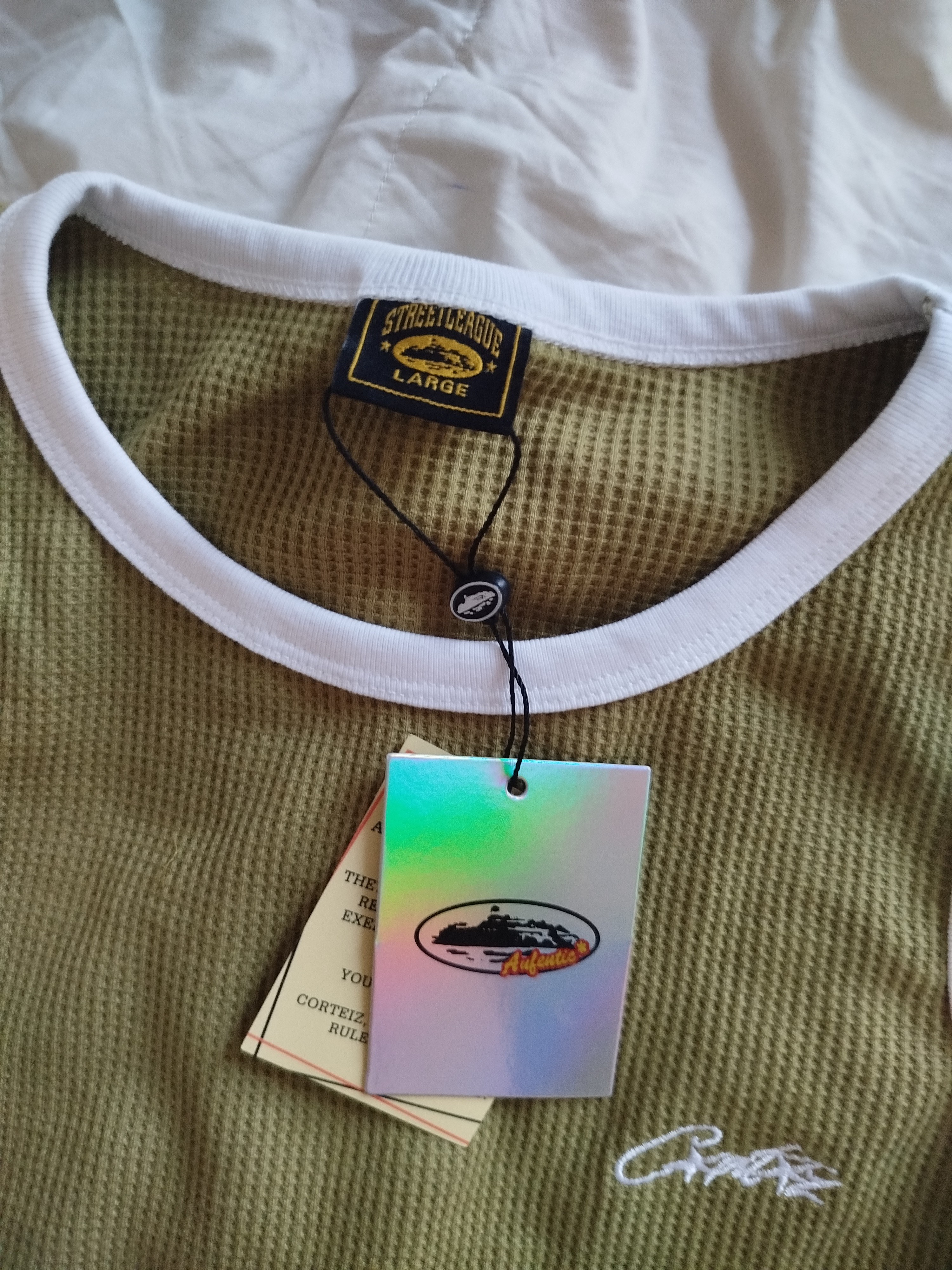Camiseta de tirantes Corteiz Caqui Talla L 3