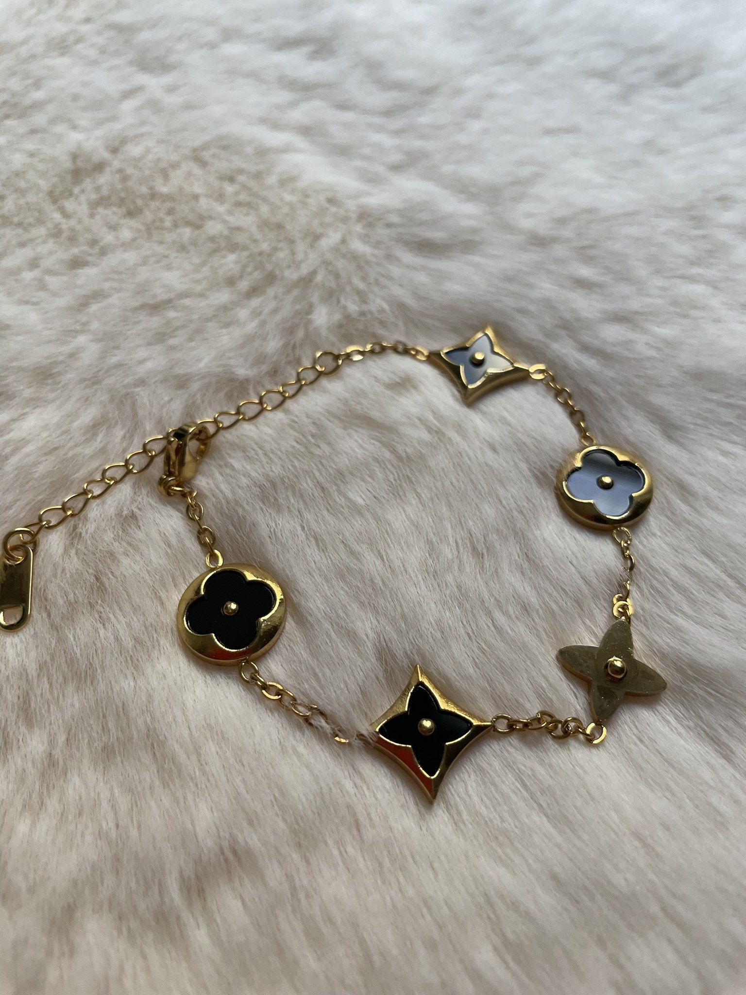 Bracelet Trèfle Noir 6