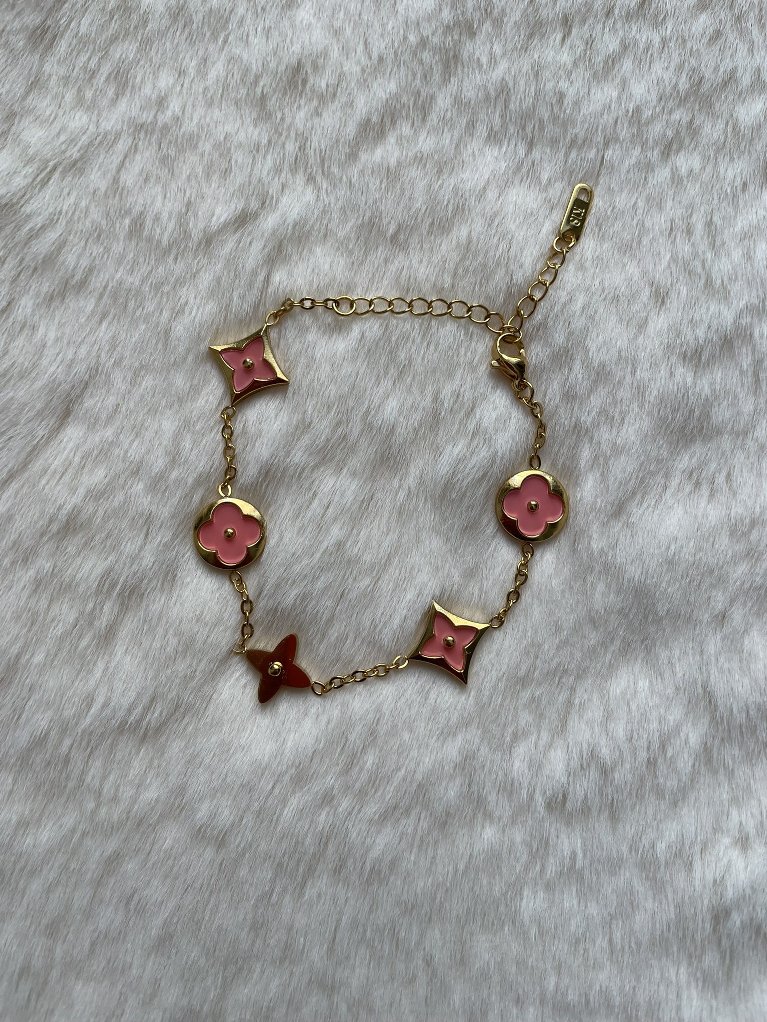 Bracelet Trèfle Rose 4