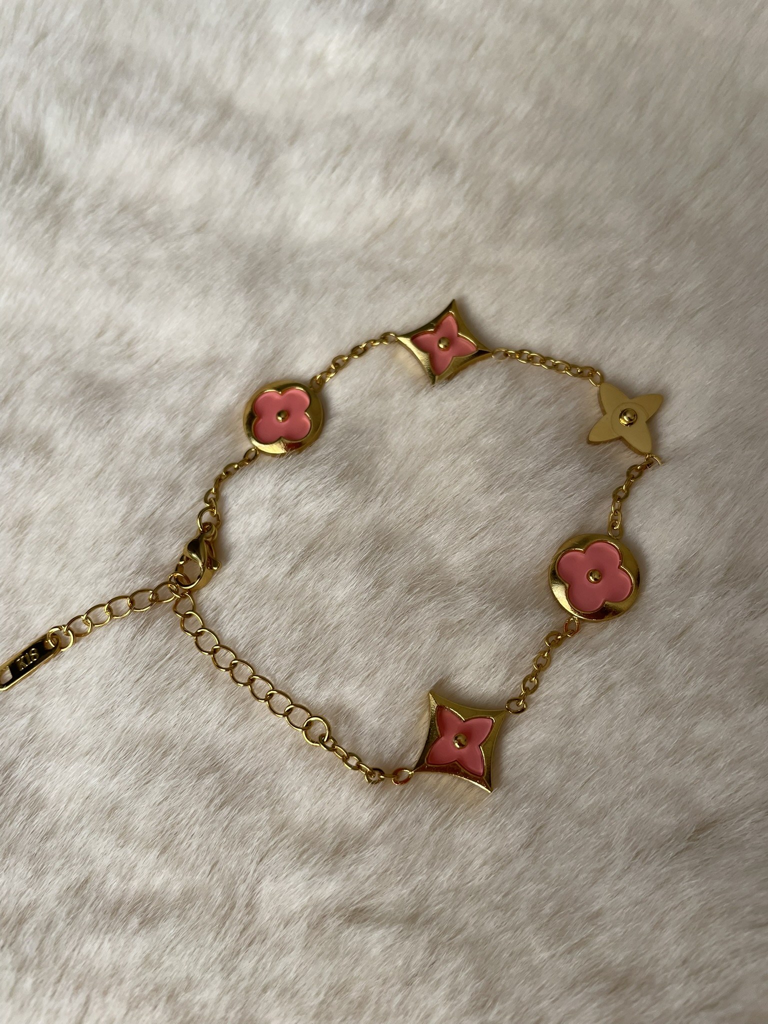 Bracelet Trèfle Rose 6