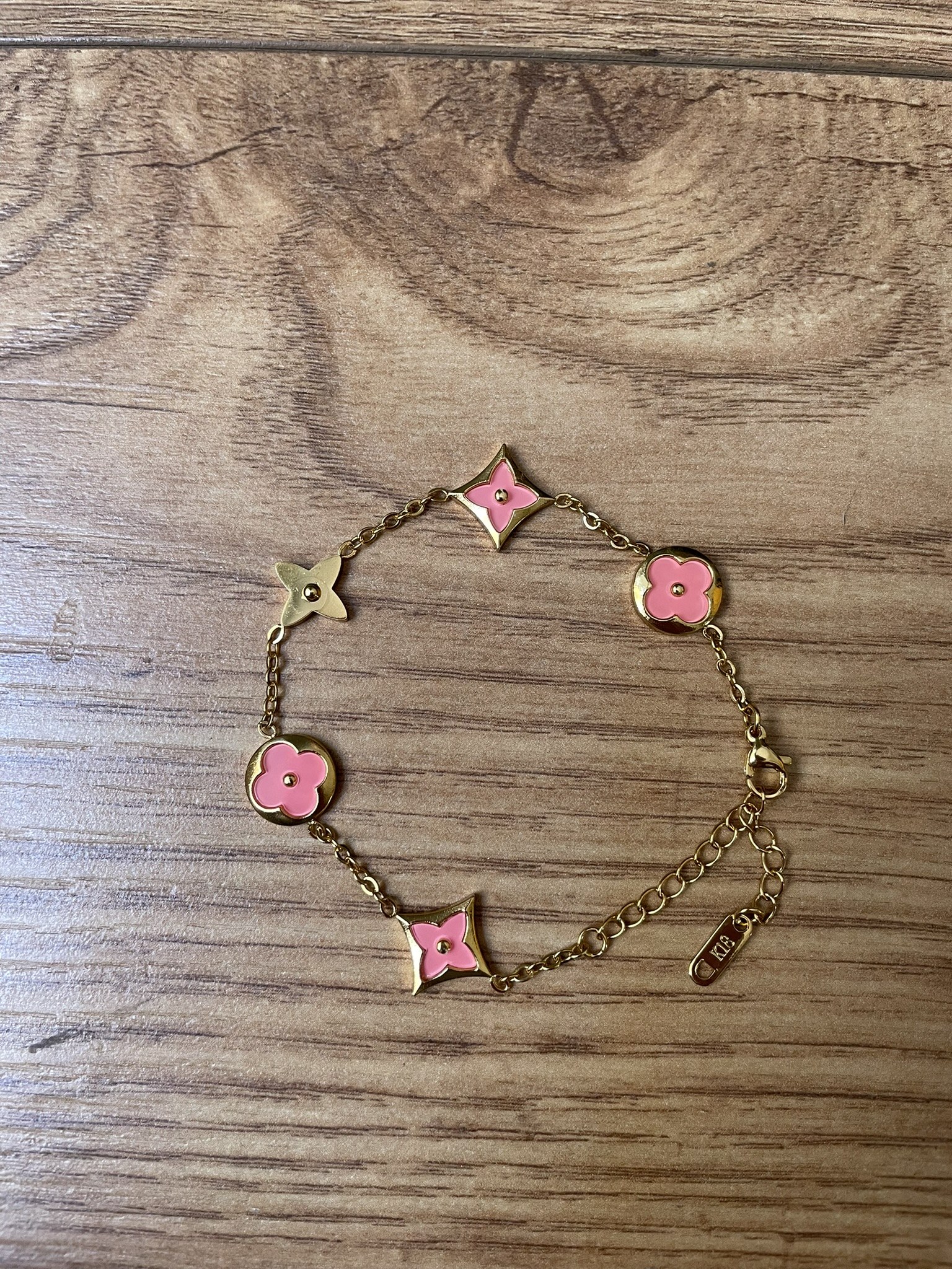 Bracelet Trèfle Rose