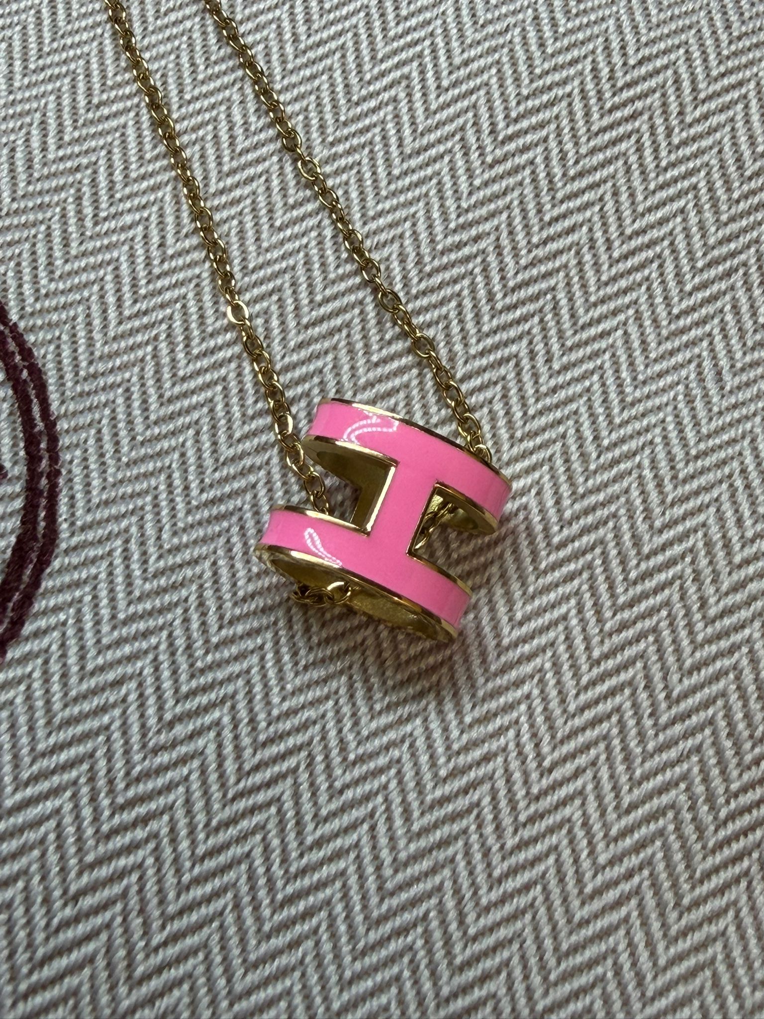 Collier Pop H ( Or Jaune )