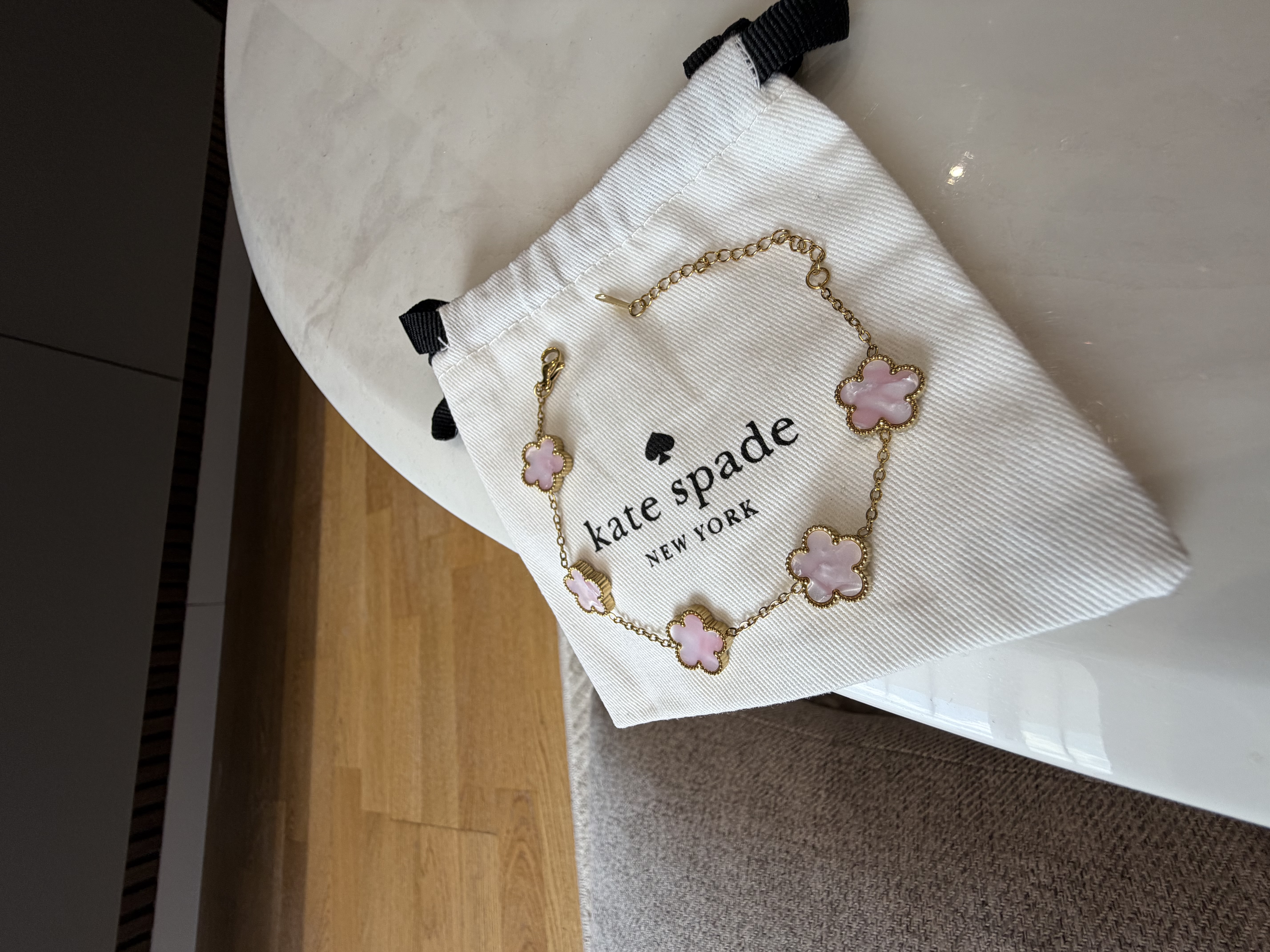 Bracelet Kate spade marbre rose